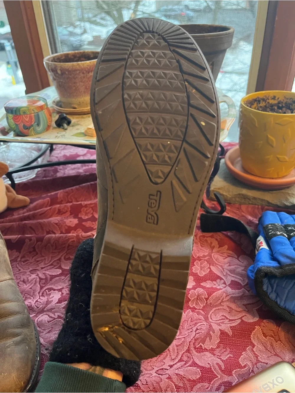 Teva women’s size 7.5 Leather Mid Ellery Pull On, Bison,waterproof